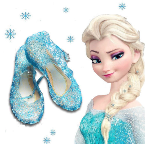 chaussure reine des neiges lumineuse